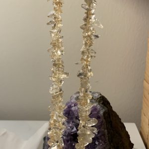 Collier en véritable citrine