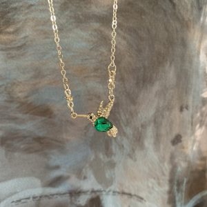 Pendentif colibris en verre